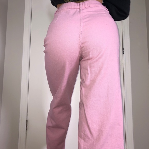 Simons pink flare pants - Picture 2 of 2